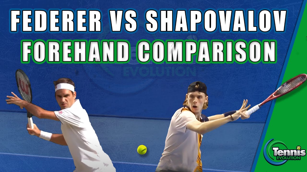 Federer vs Shapovalov Forehand Comparison I FOREHAND ...