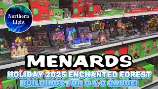 Menards Holiday 2025 Enchanted Forest Buildings for O Gauge & G Gauge / LGB Model Trains!