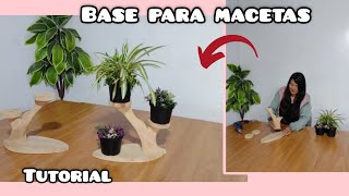 Base para macetas tutorial completo #diseño #decoracion #muebles