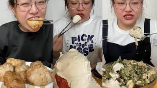 New Mukbang food challenge with real sound #d9mukbang #mukbang screenshot 4