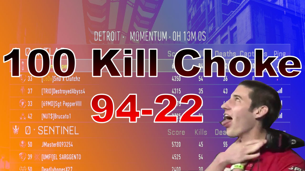 100 Kill choke (94-22) Detroit Momentum
