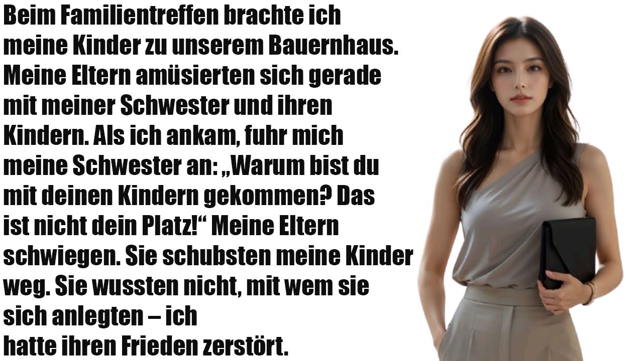 „Warum bringst du deinen Dreck mit?!” – Meine Schwester schrie vor allen auf dem Familienausflug