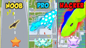 NOOB vs 😎PRO vs 👨‍💻HACKER - Dinosaur Rampage.exe
