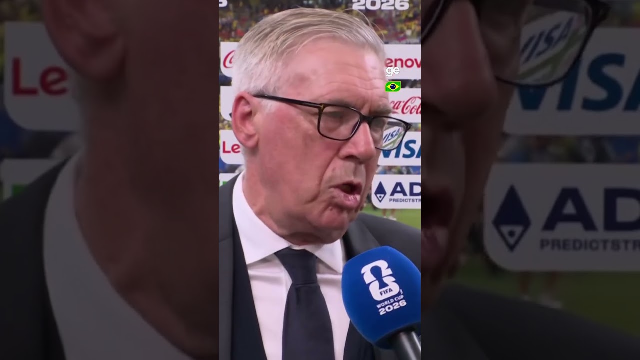 ANCELOTTI VALORIZA O BANCO DA SELEÇÃO BRASILEIRA | #shorts | Copa do Mundo 2026 | ge.globo