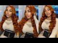 THIS COLOR IS EVERYTHING😍 GINGER FRONTAL WIG INSTALL FT Ashimary Hair