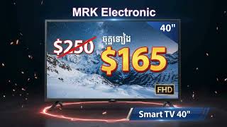 **40” Smart TV — NOW ONLY $165!** ~~$250~~