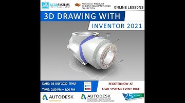 Acad Systems 3D Drawing with Inventor 2021