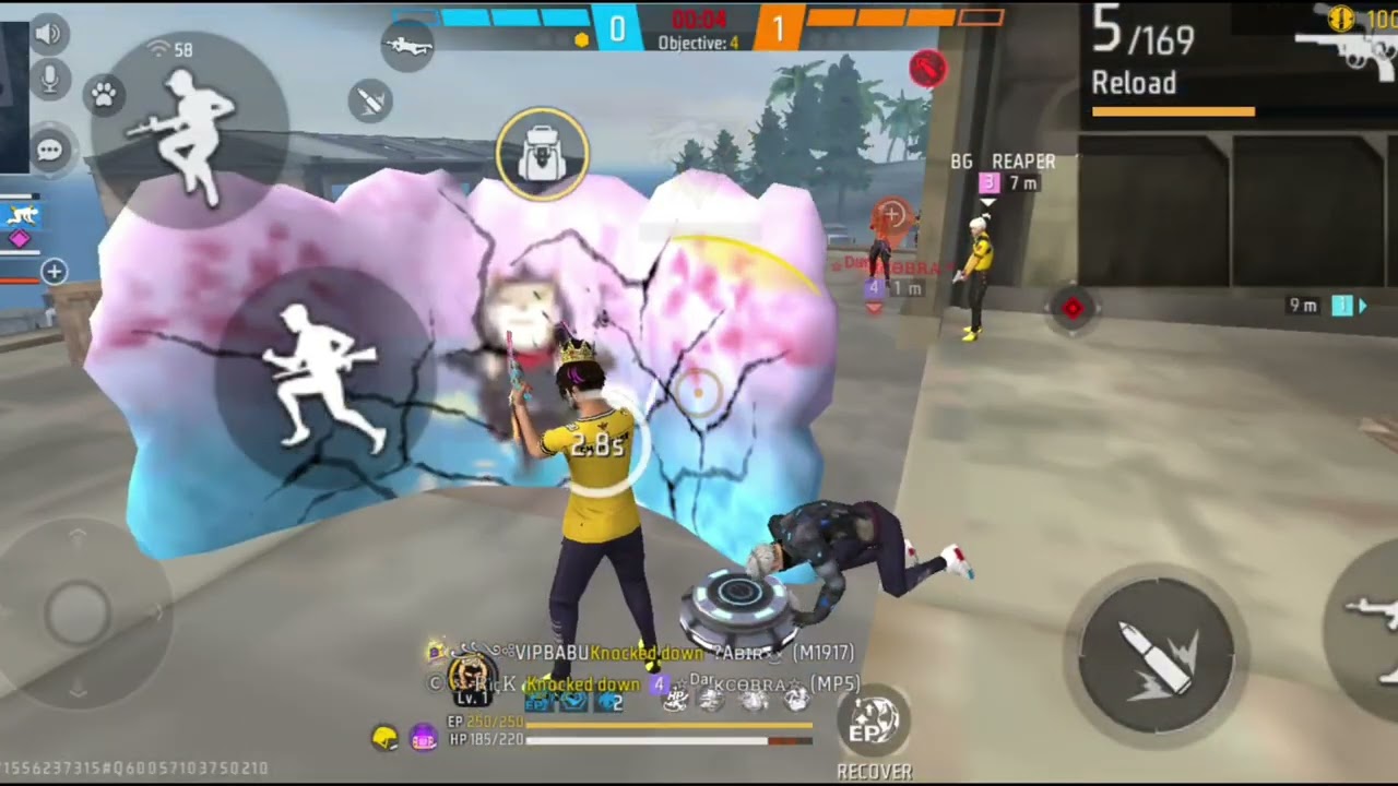 Play free fire with keyboard mouse mixpro in mobile | phone may free fire PC computer jise setup 🥰🥰🥰