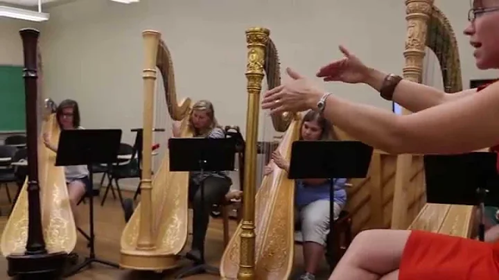 Jaymee Haefner on the Ginastera Harp Concerto