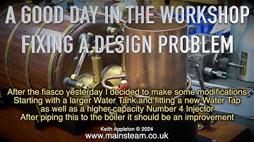 A GOOD DAY IN THE WORKSHOP - FIXING A PROBLEM