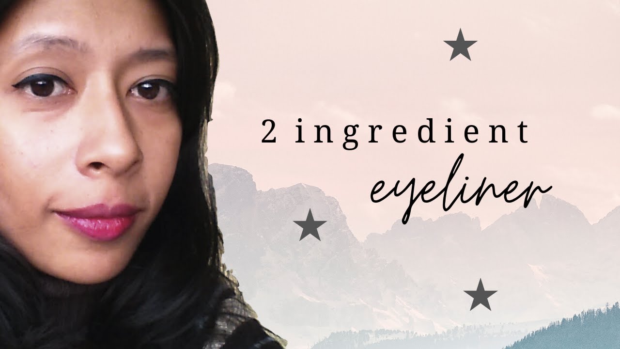 diy natural eyeliner ★ 2ingredients YouTube