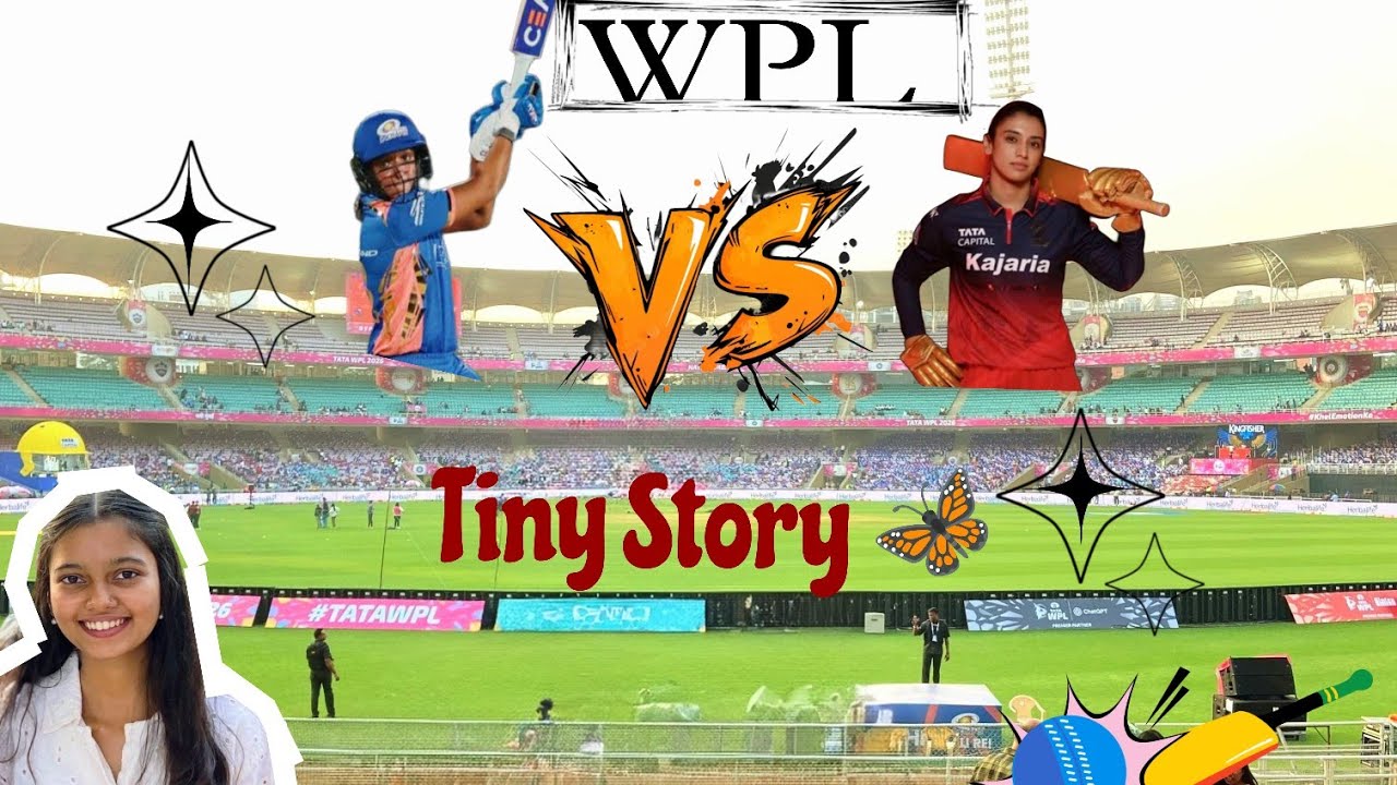 My first ever WPL match experience 🏏