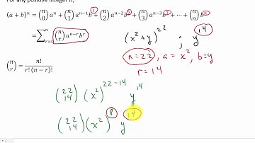 Binomial Theorem: Find Term Containing y^14