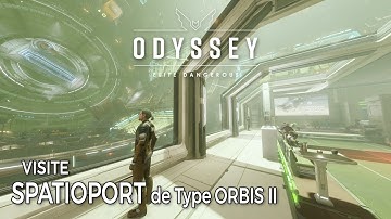 Elite Dangerous Odyssey - Visiting to Starport type Orbis II | 4k UHD & 60fps