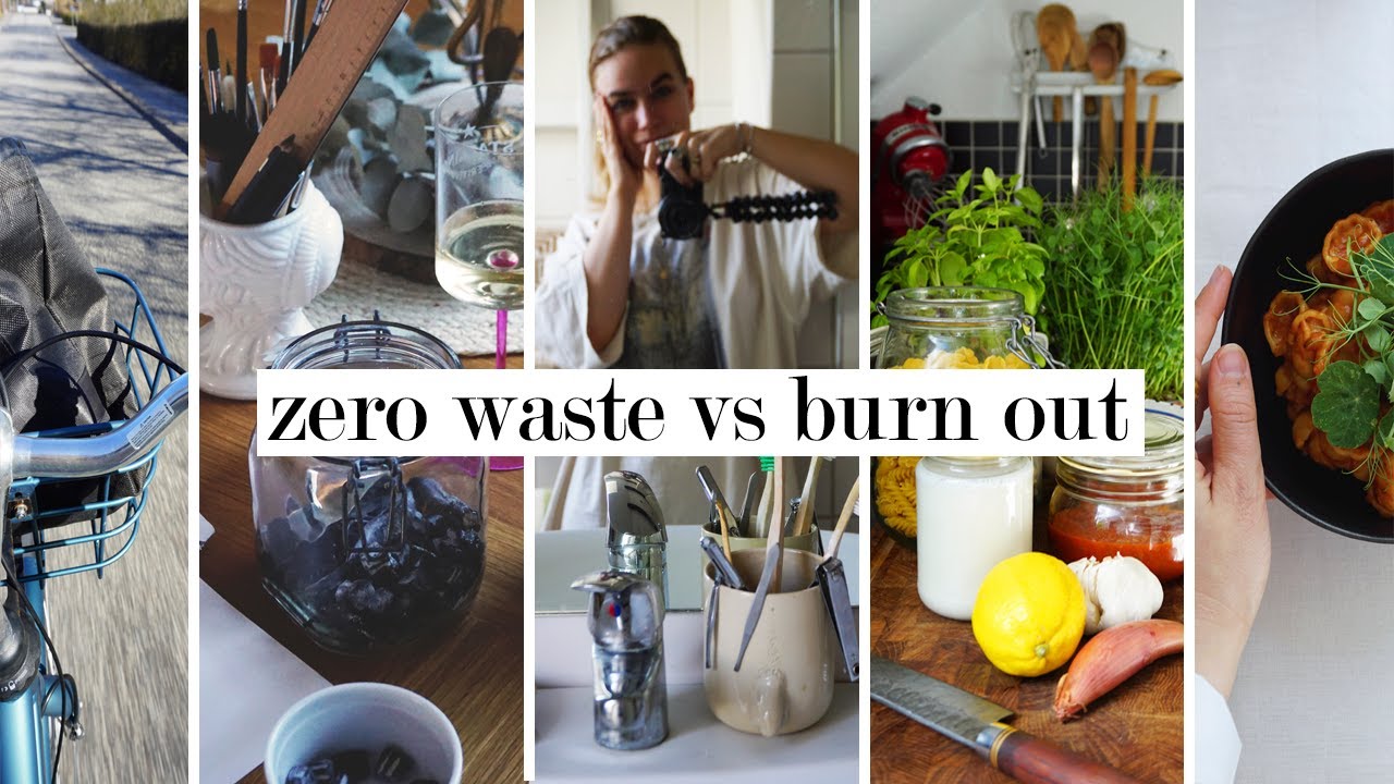 DAILY SUSTAINABILITY HABITS // for when zero waste burns you out