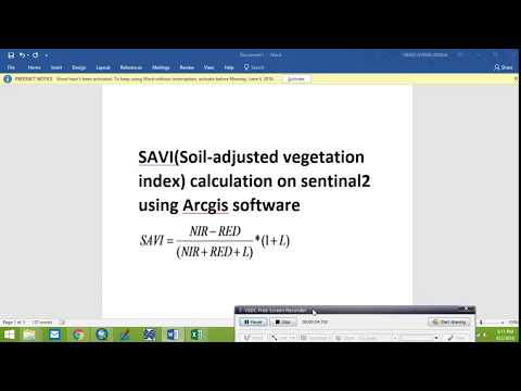 SAVI(soil adjacent vegitation
