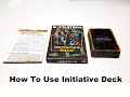 How to use the Battletech initiative deck