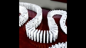 Geometry node domino animation