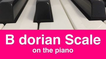 B Dorian Scale Piano Tutorial✨