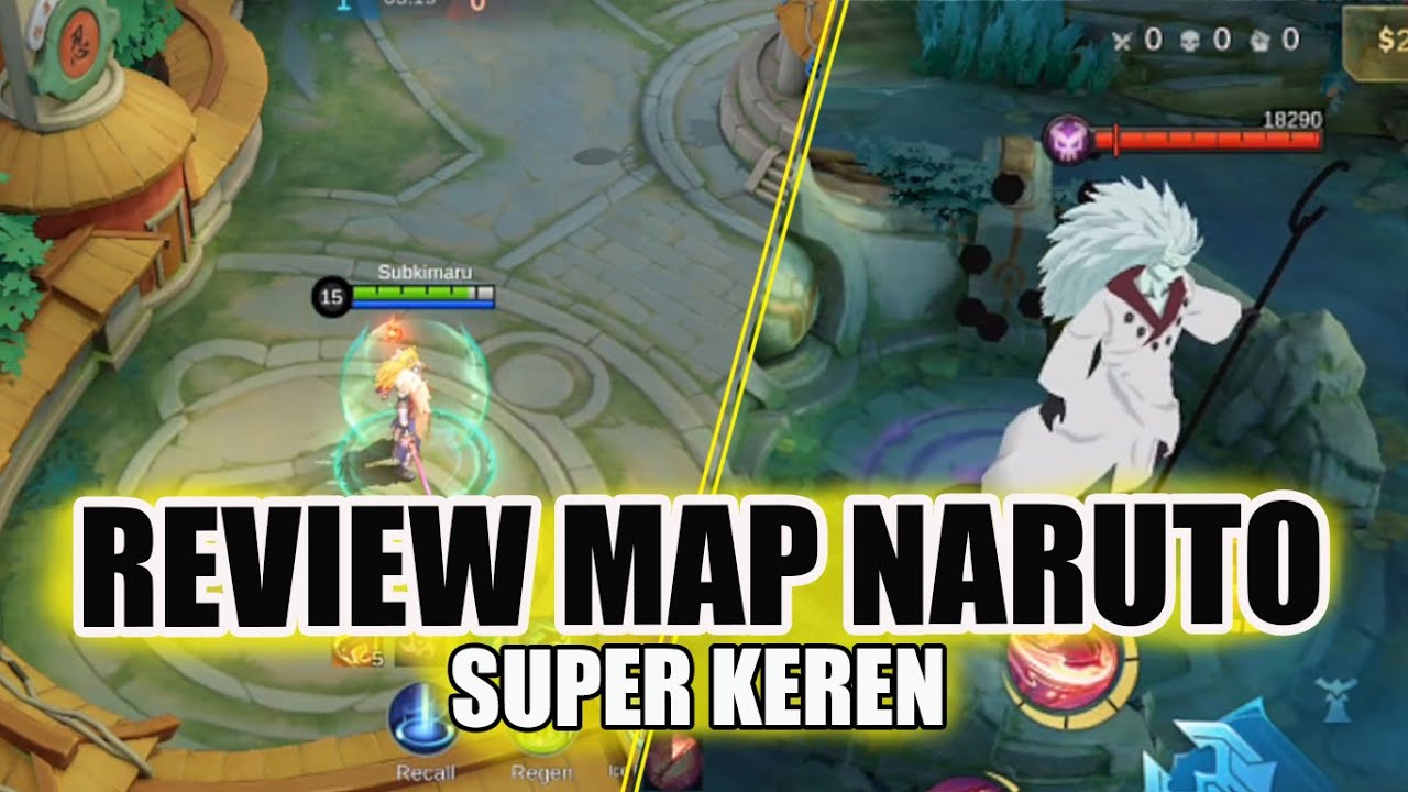 Beberapa Hal Baru di  Map Naruto x Mobile Legends