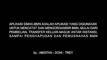 Tutorial Pengoperasian Aplikasi SIMAK-BMN