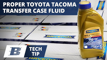 Toyota Tacoma Transfer Case Fluid Type, Capacity, Change Intervals? (2016-23 N300 3rd Gen)