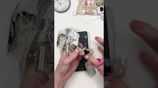 A Handmade Journal with Vintage Apron Scraps and Stitched Bits 🧵