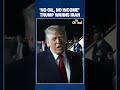 Trump Says Iran Talks Are Progressing As US Blockade Cuts Off Oil And Revenue | #trump #iran