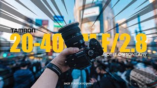 Tamron 20-40mm f/2.8 Di III VXD Lens 10Bit 4K Video Test (Shot it on A7IV in Tokyo Japan)