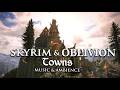 Oblivion &amp; Skyrim | Calm Towns of Tamriel | Relaxing Music and Ambience | Meditation