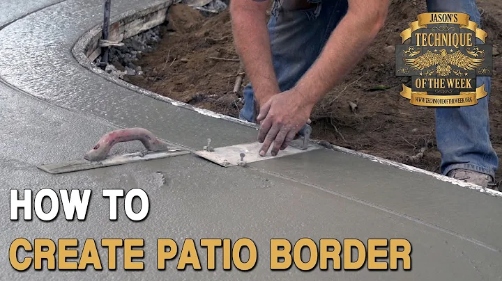 Create a Concrete Border Pattern