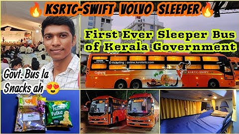 🚌KSRTC-SWIFT VOLVO SLEEPER TRAVEL VLOG!!! Gajaraja | Trivandrum to Bangalore | Tamil | Naveen Kumar
