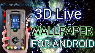 Live Wallpaper 3D + Widgets: Clock, date & battery screenshot 2