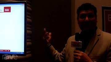 E4 AV Tour: Elo Touch Solutions Shows 5501L 55-inch Interactive Digital Signage Touchscreen