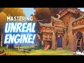 How I Created this Game Environment in UNREAL ENGINE - Environment Art Breakdown