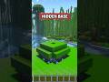 Minecraft Secret Base Tutorial! #minecraft #shorts