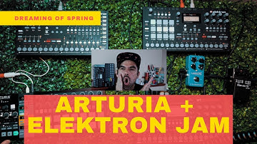 Arturia Beatstep Pro Jam with Elektron Analog Four, Analog Rytm, and Octactrack