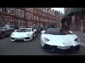 Aventadors invade the streets of London!