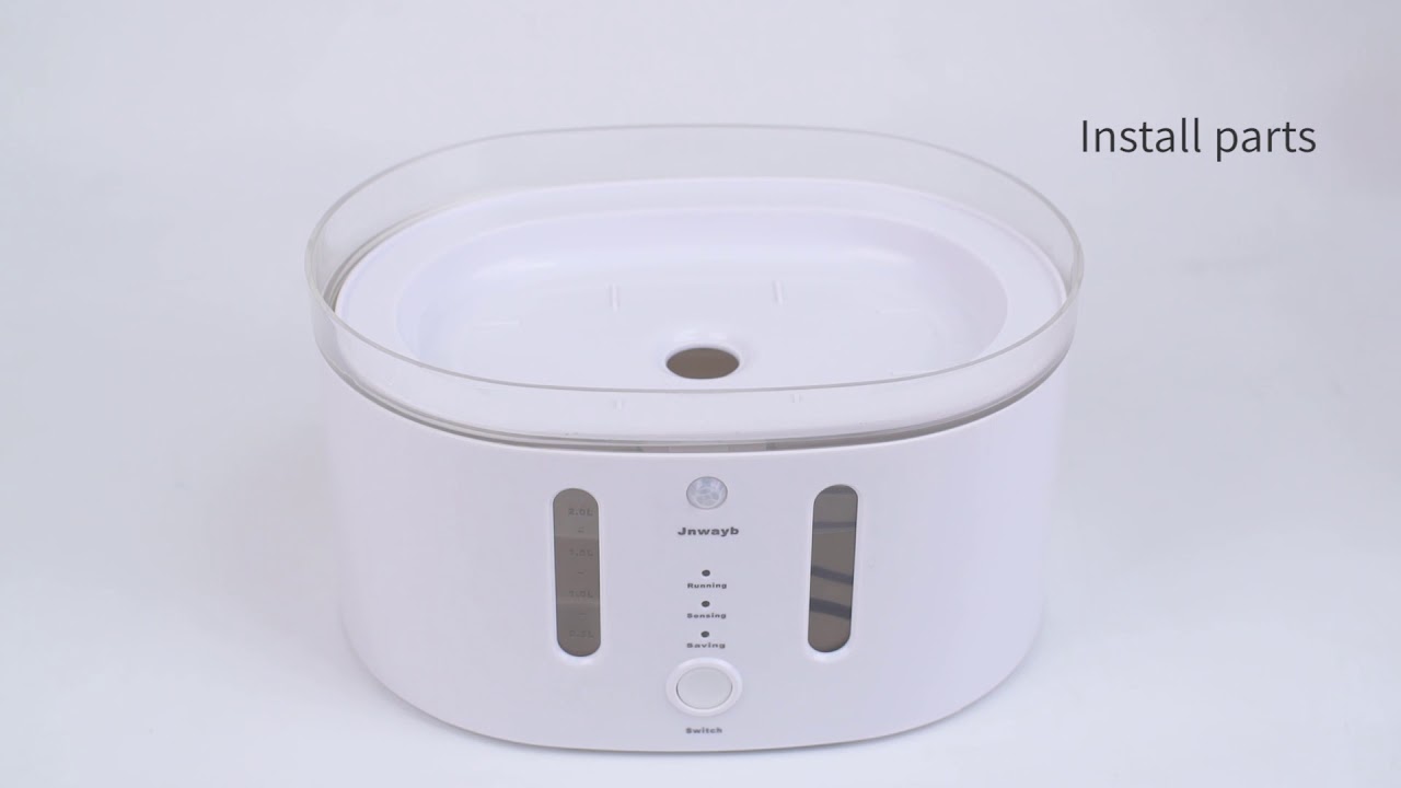 Jnwayb Cat Water Fountain Installation operation YouTube