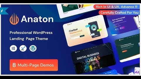 Anaton   SaaS Landing Page WordPress Theme @topnewcode
