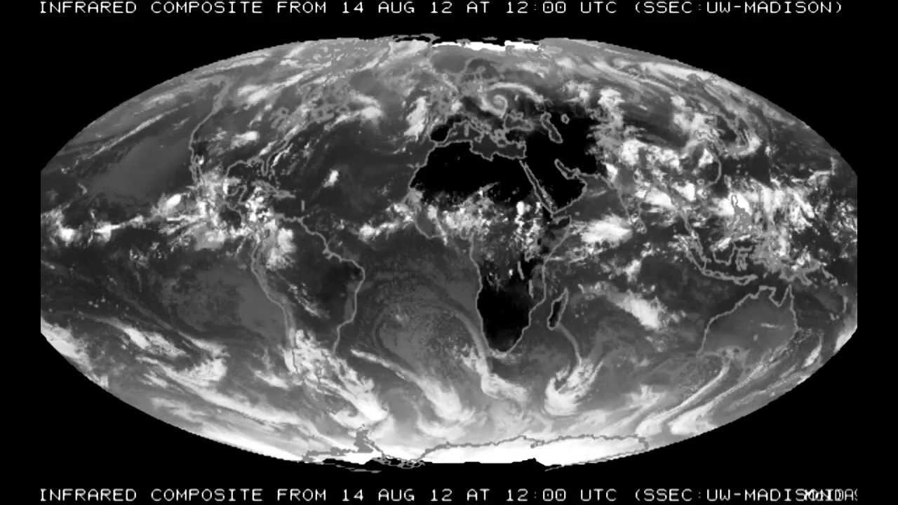 2012 GLOBAL WEATHER PATTERNS - INFRARED (SSEC-UW-MADISON)