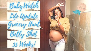 BABY WATCH! | 35 WEEKS PREGNANT | NESTING |DAY IN THE LIFE OF AN ALMOST FULL TERM PREGNANT MOTHER |