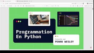 Introduction à python pour débutant