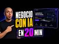 Creé un Negocio Digital con IA en Menos de 20 Minutos