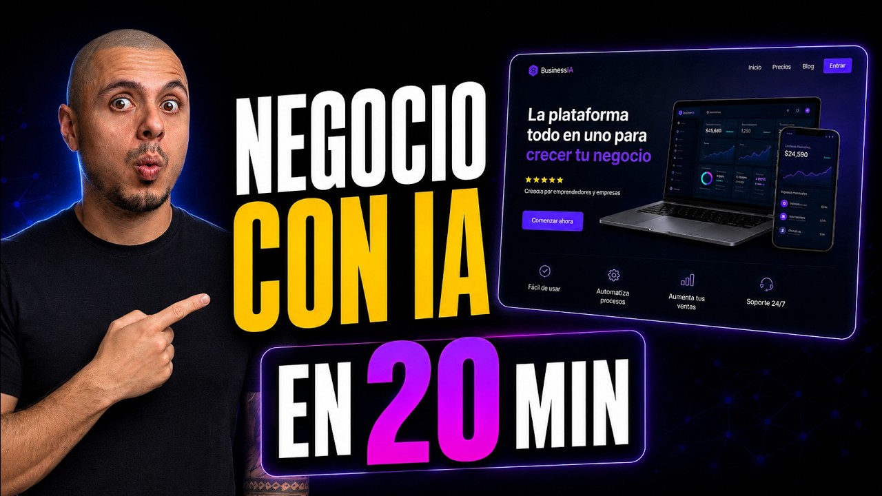 Creé un Negocio Digital con IA en Menos de 20 Minutos - YouTube