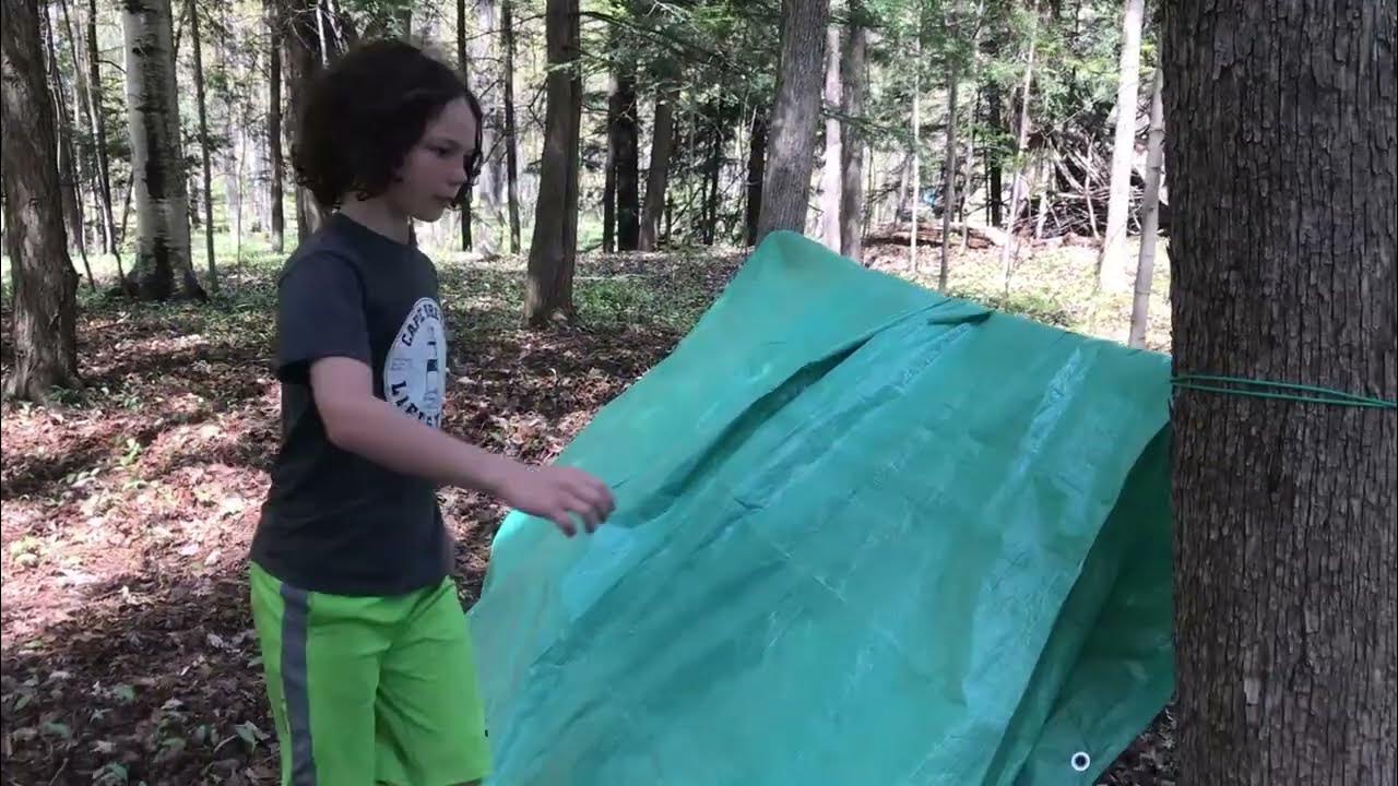 How to String up a Tarp (With Ben) YouTube