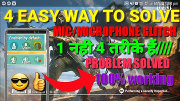how to fix mic glitch in jio sim | MIC GLITCH FIX | PUBG SOUND PROBLEM FIXED || PUBG MIC NOT WORKING
