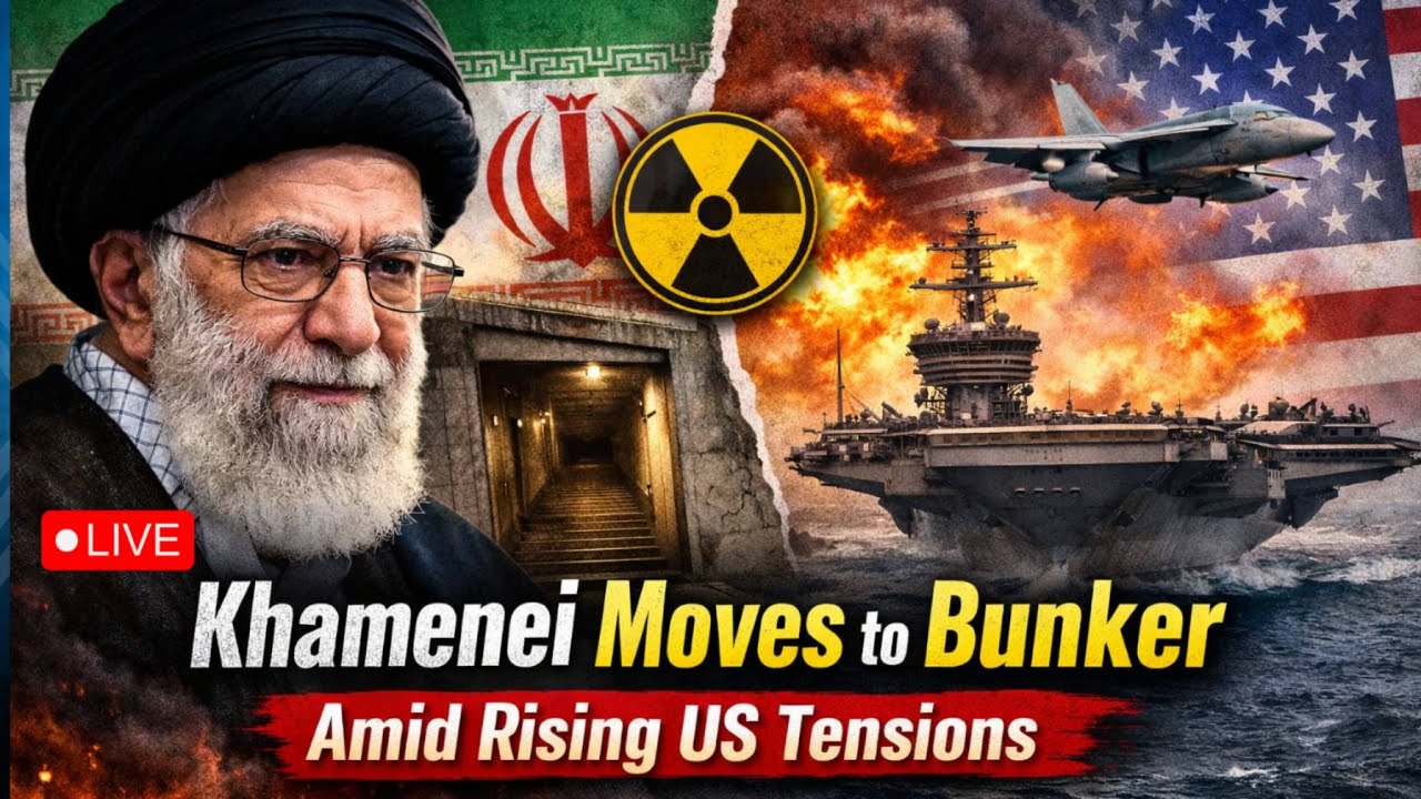 US Iran Tension Live: Ayatollah Khamenei Hides In bunker amid rising US tensions | NewsX World