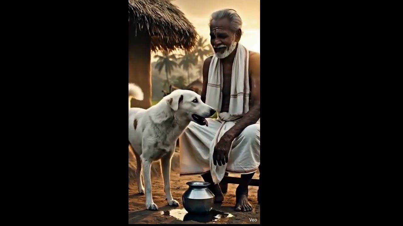 “Man and His Dog – A Bond of Pure Trust 🐾. 