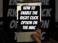 How to Right Click on a Mac (Fast &amp; Easy!) #shorts